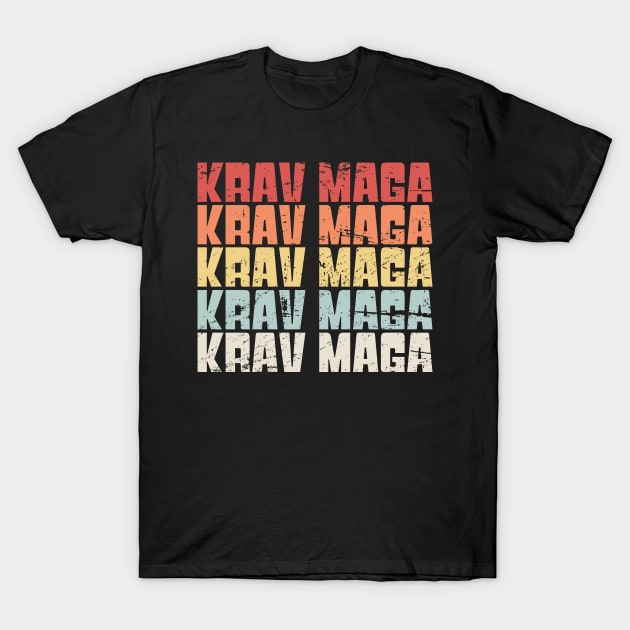 Vintage KRAV MAGA Martial Arts T-Shirt by MeatMan